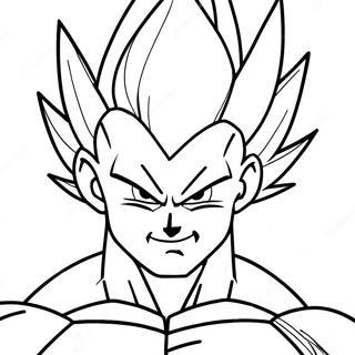 Super Saiyan Vegeta Inkleurblad 110007-46657