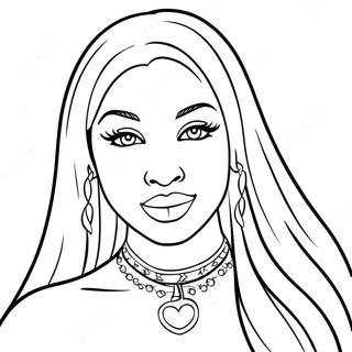 Nicki Minaj Inkleurbladsye