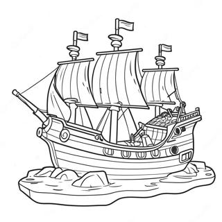 Lego Seerower Skip Avontuur Inkleurblad 110112-46746