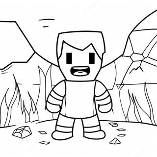 Herobrine Inkleurbladsye