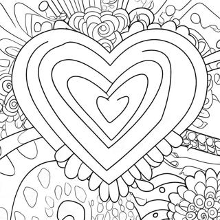 Sprankelende Lekkergoed Hart Inkleurblad 110702-47203