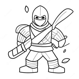 Stealthy Ninja Roblox Inkleurblad 110780-47267