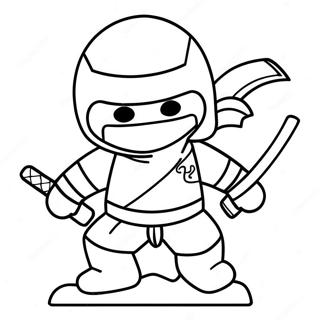 Ninja Roblox Kryger Inkleurblad 110781-47271