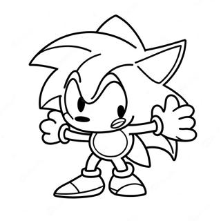 Sonic Silwer Inkleurbladsye