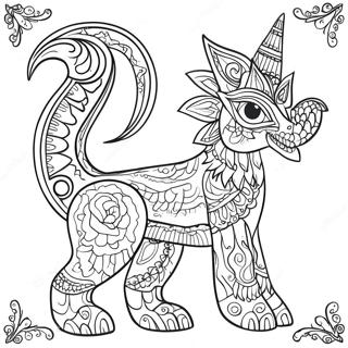 Alebrijes Inkleurblad 111164-47580