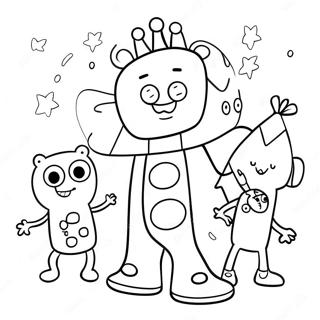 Wow Wow Wubbzy Inkleurblad 111318-47700