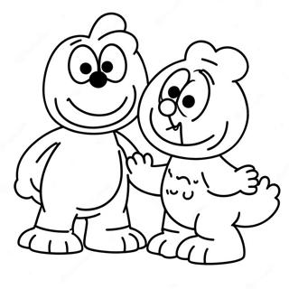 Elmo En Abby Inkleurblad 111525-47860