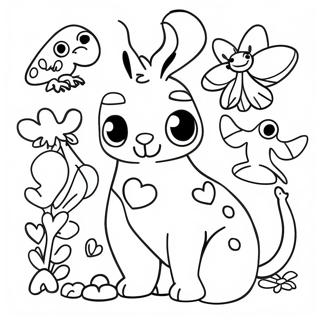 Funky Groovy Diere Inkleurblad 111555-47896