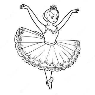 Ballerina Inkleurbladsye