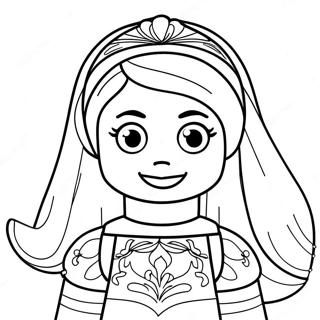 Lego Prinses Inkleurblad 111730-48018