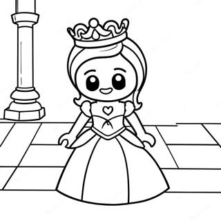 Elegante Lego Prinses Inkleurblad 111731-48021