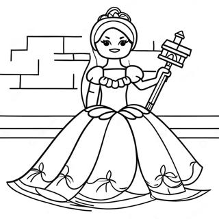 Elegante Lego Prinses Inkleurblad 111731-48023