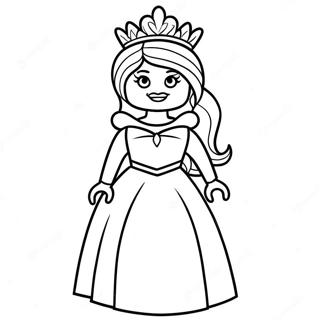Elegante Lego Prinses Inkleurblad 111731-48024