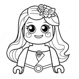 Avontuurlike Lego Prinses Inkleurblad 111732 48026