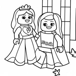 Avontuurlike Lego Prinses Inkleurblad 111732 48027