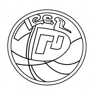 76ers Logo Inkleurblad 111806-48078