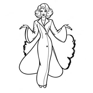 Cruella In Haar Klassieke Outfit Inkleurblad 112012-48243