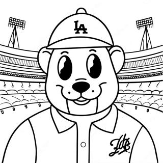 Dodgers Inkleurbladsye