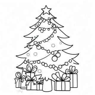 Feestelike Kersboom Inkleurblad 112270-48449