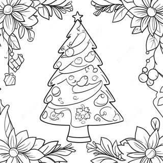 Sprankelende Kersboom Inkleurblad 112271-48455