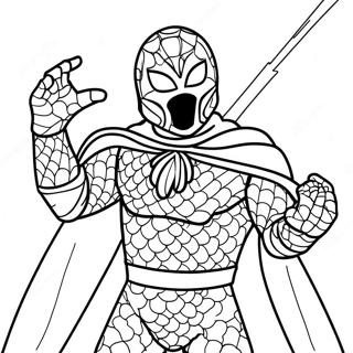 Mysterio In Aksie Inkleurblad 112446 48587