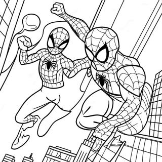 Spiderman Teen Mysterio Inkleurblad 112448-48594