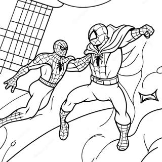 Spiderman Teen Mysterio Inkleurblad 112448-48595