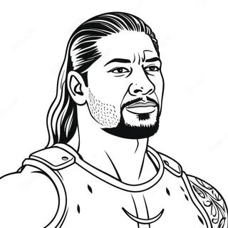 Roman Reigns Wwe Inkleurblad 112470-48600