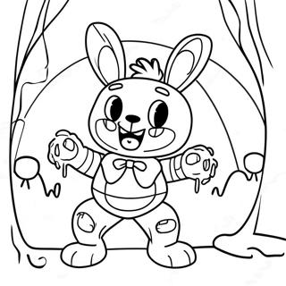 Springtrap In N Spookhuis Inkleurblad 112548 48664