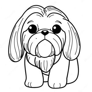 Shih Tzu Inkleurblad 112700-48777