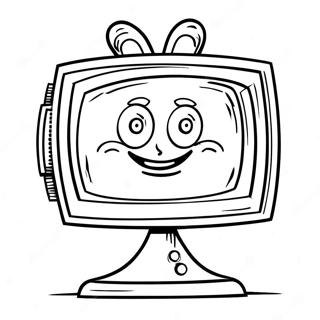 Tv Man Inkleurblad 112752-48817