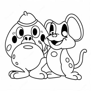 Ren En Stimpy Inkleurblad 112830-48880