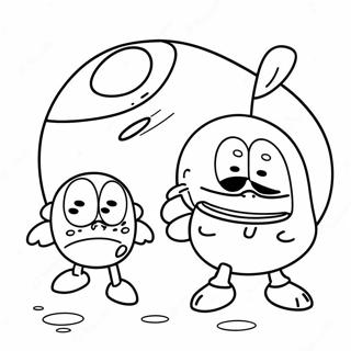 Ren En Stimpy In Die Ruimte Inkleurblad 112833-49010