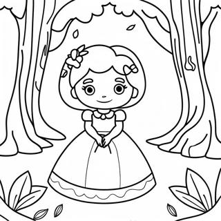 Sophie In Die Betowerde Woud Inkleurblad 113423-49463