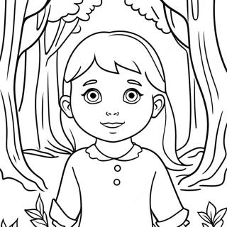 Sophie In Die Betowerde Woud Inkleurblad 113423-49464