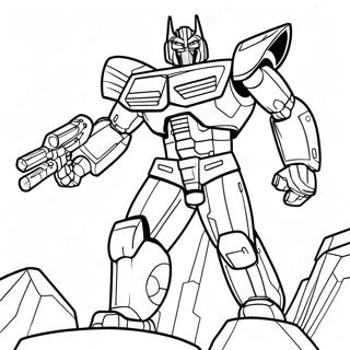Megatron In Robotvorm Inkleurblad 113786-49755