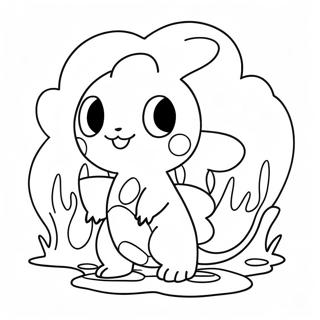 Avontuurlike Water Tipe Pokemon Inkleurblad 113837-49790