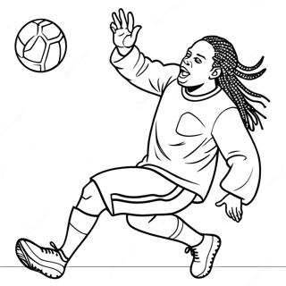 Ronaldinho Voer N Truuk Uit Inkleurblad 113890-49833