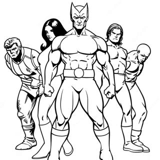 X Men Inkleurblad 113989-49899