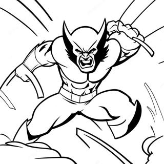 Wolverine Se Vreesaanval Inkleurblad 113990-49901