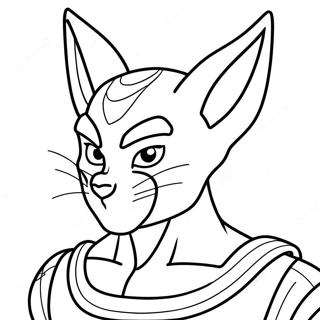 Beerus Inkleurblad 114117-49998