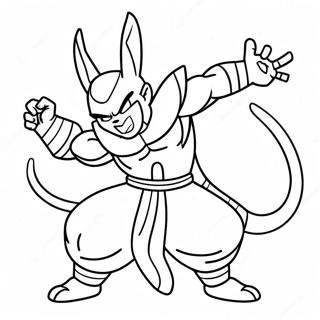 Beerus In Gevegshouding Inkleurblad 114118-50002