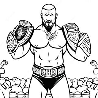 Kragvolle Triple H Wat Twee Gorde Hou Inkleurblad 114608-50392