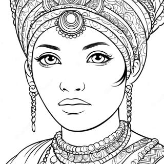 Akaza Met Intense Uiting Inkleurblad 114687-50453