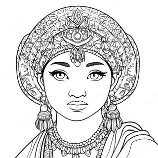 Akaza Met Intense Uiting Inkleurblad 114687-50454