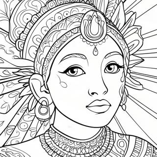 Akaza Met Intense Uiting Inkleurblad 114687-50455