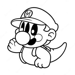 Super Mario Odyssey Cappy Inkleurbladsye