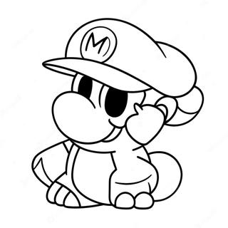 Super Mario Odyssey Cappy Inkleurblad 114864-50578