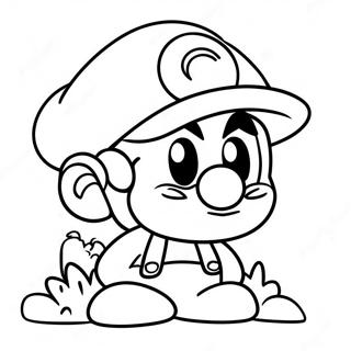 Super Mario Odyssey Cappy Inkleurblad 114864-50579