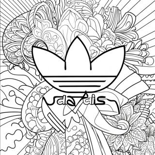 Adidas Logo Inkleurblad 115044-50718